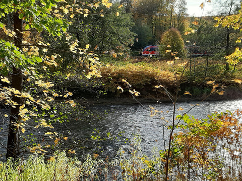 Blick zur Erzgebirgsbahn